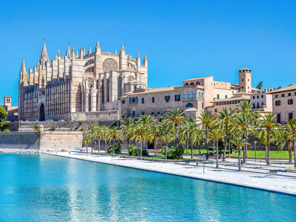 View of Palma de Mallorca Cathedral