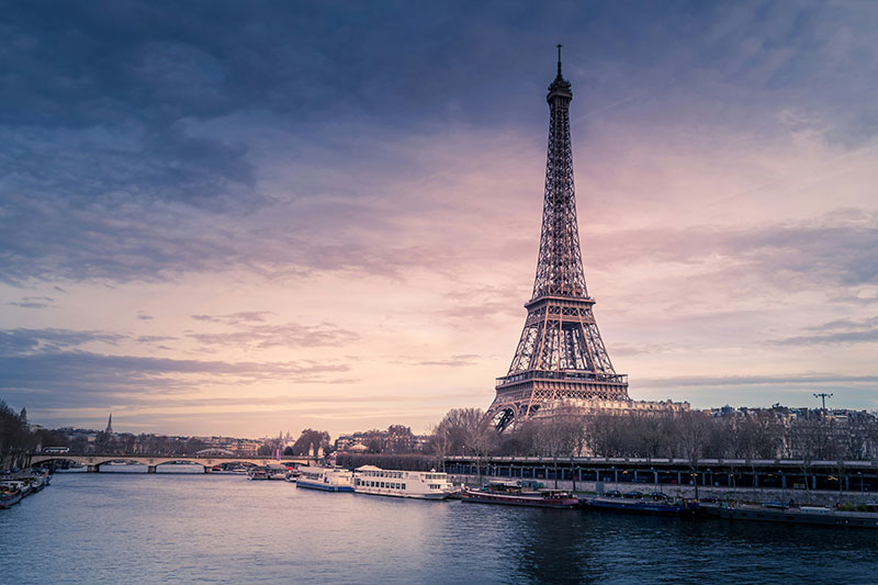 Image of Paris skyline with the Eiffel Tower